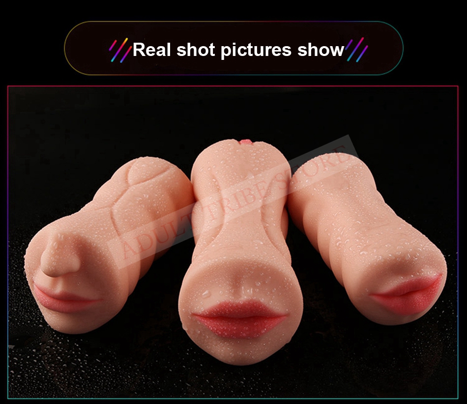 Realistic Oral 3D Deep Throat with Tongue Teeth Maiden Artificial Vagina Male Masturbators Pocket Pussy Oral Sex Toys for Men 21