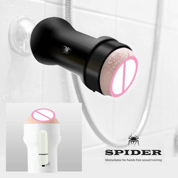 EVO Spider Hands Free Realistic Suction Cup Male Masturbator , bullet vibrating pussy , vagina sex product sex toys for men 2