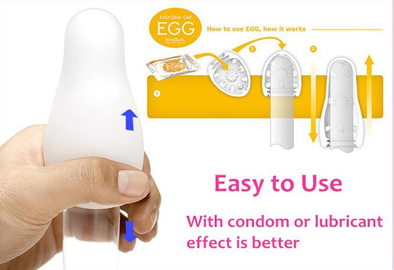 Original TENGA Egg Male Masturbator For Man Sex Pocket Realistic Vagina Japan Silicone Egg With Lubricant Sex Toys For Men 9